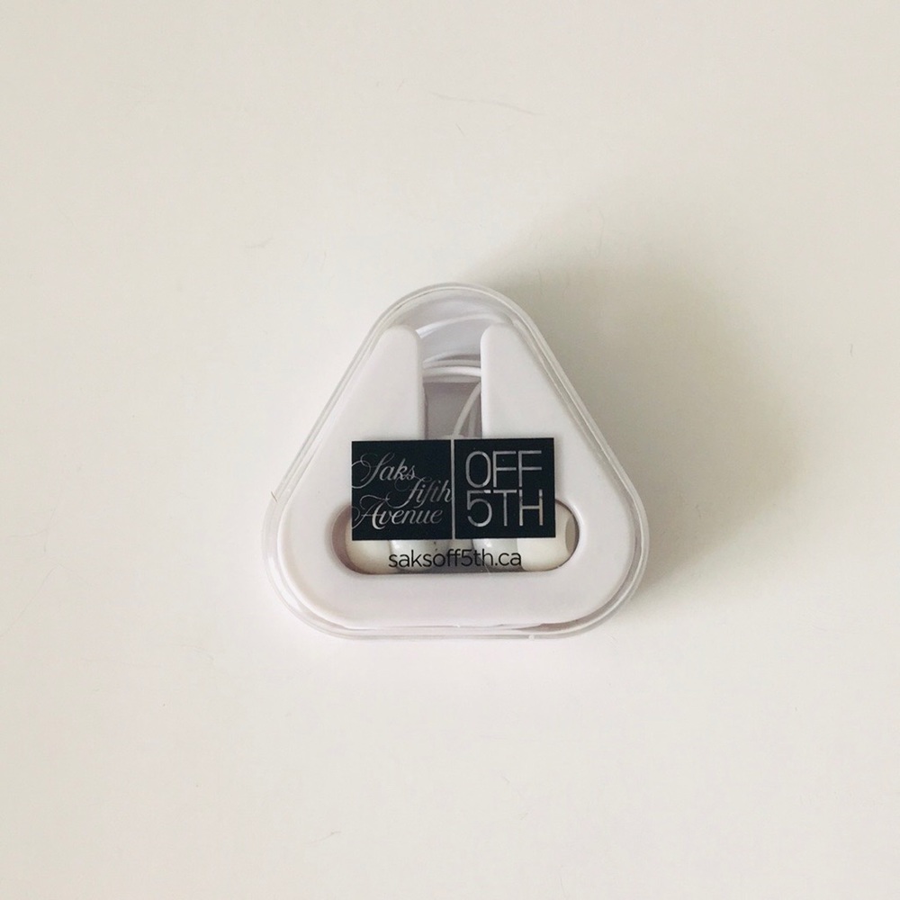 Saks 5th Avenue Ear Buds - New in case